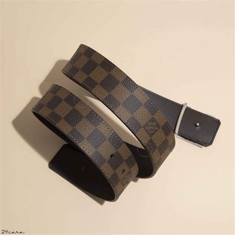 louis vuitton initiales damier graphite belt replica|louis vuitton damier reversible belt.